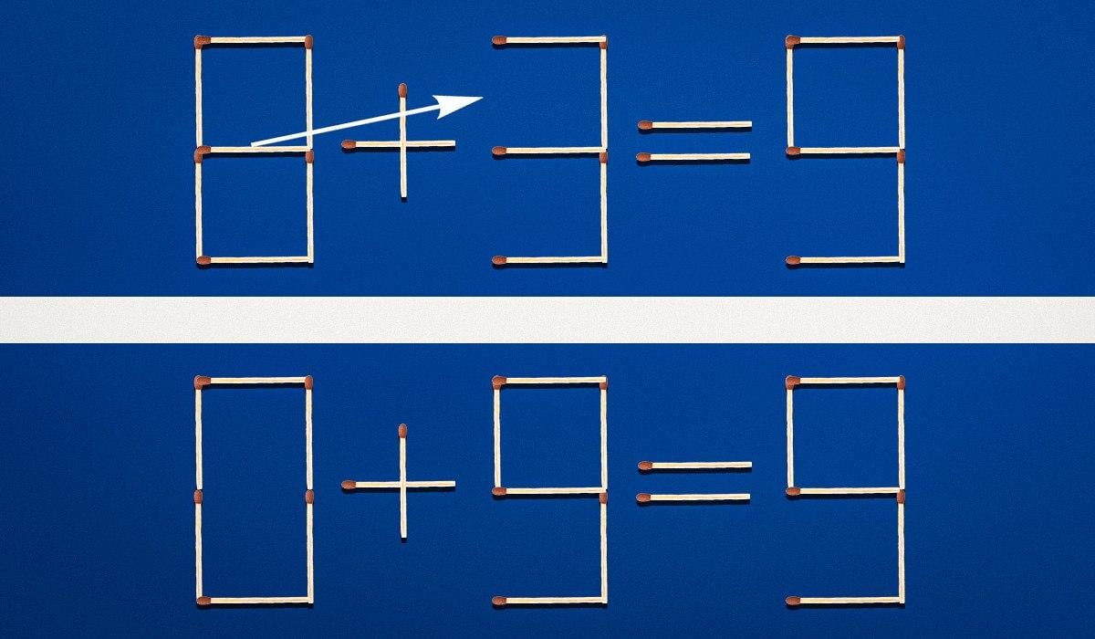 Je hoeft maar 1 lucifer te herschikken om de vergelijking op te lossen: een eenvoudige IQ-test