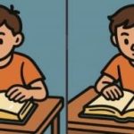 IQ-test: vind 3 verschillen in een foto van een student