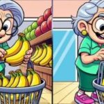 Waar zijn de drie verschillen tussen oma’s die bananen kopen: